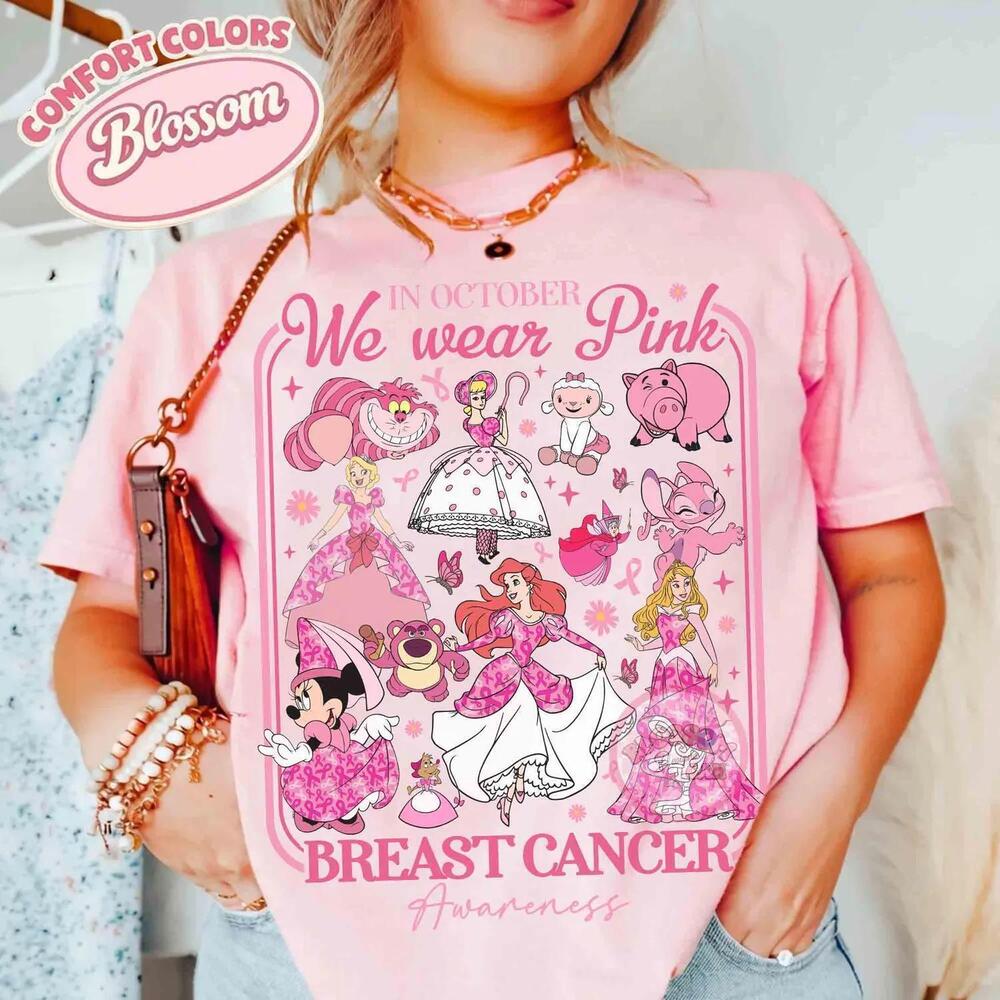 Disney  Awareness Shirt, In October We Wear Tee